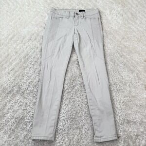 Club Monaco Pants Women's 0 Moto Jeggings Skinny Ribbed Detail Punk Rock
